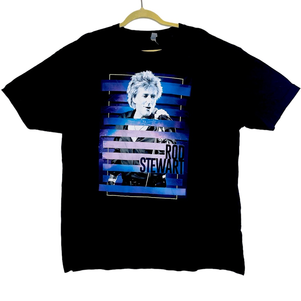 Rod Stewart 2018 Tour Concert Tee Mint Condition